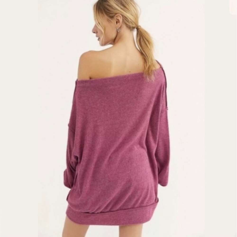 We The Free Main Squeeze Hacci Top Sweet Myrtle Size XS - Picture 2 of 9